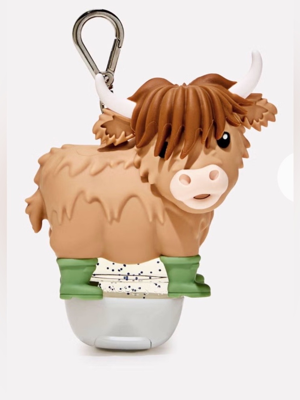 Bath & Body Works highland cow pocket bac holder